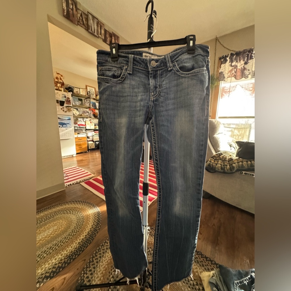 BKE Flare & Wide Leg Blue Jeans